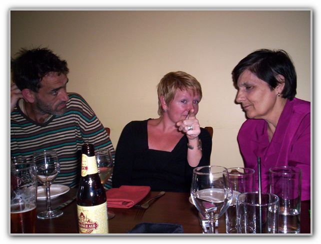 Mum & Cousins Stuart and Karen at gogos Curry House Feb 16th 2007